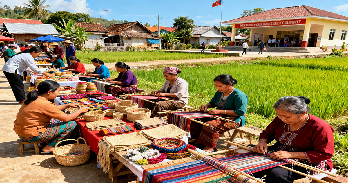 Ilustrasi Desa Desa Pertanian