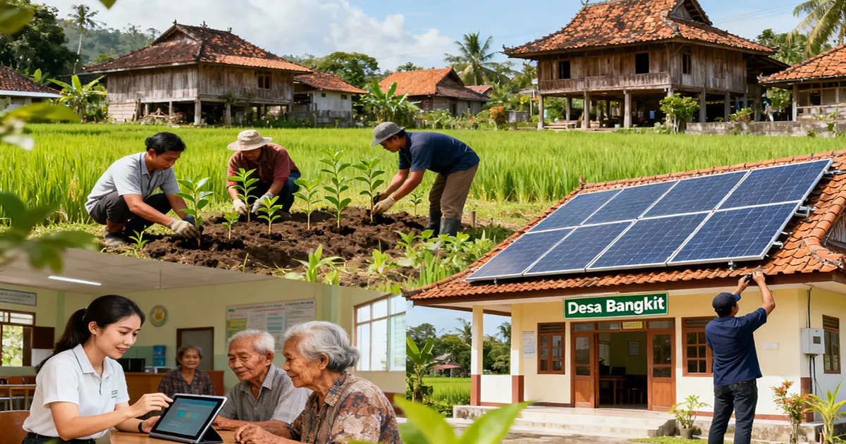 Ilustrasi Desa dana desa