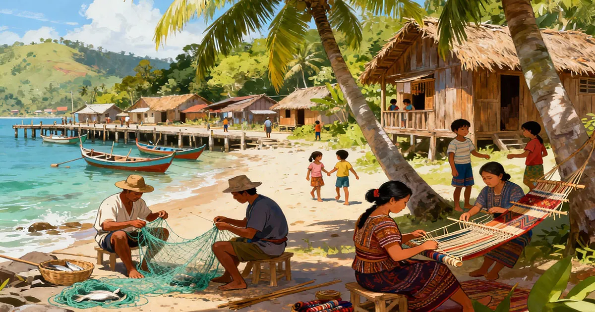 Ilustrasi Desa desa budaya