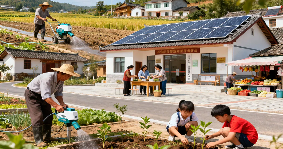 Ilustrasi Desa budaya desa