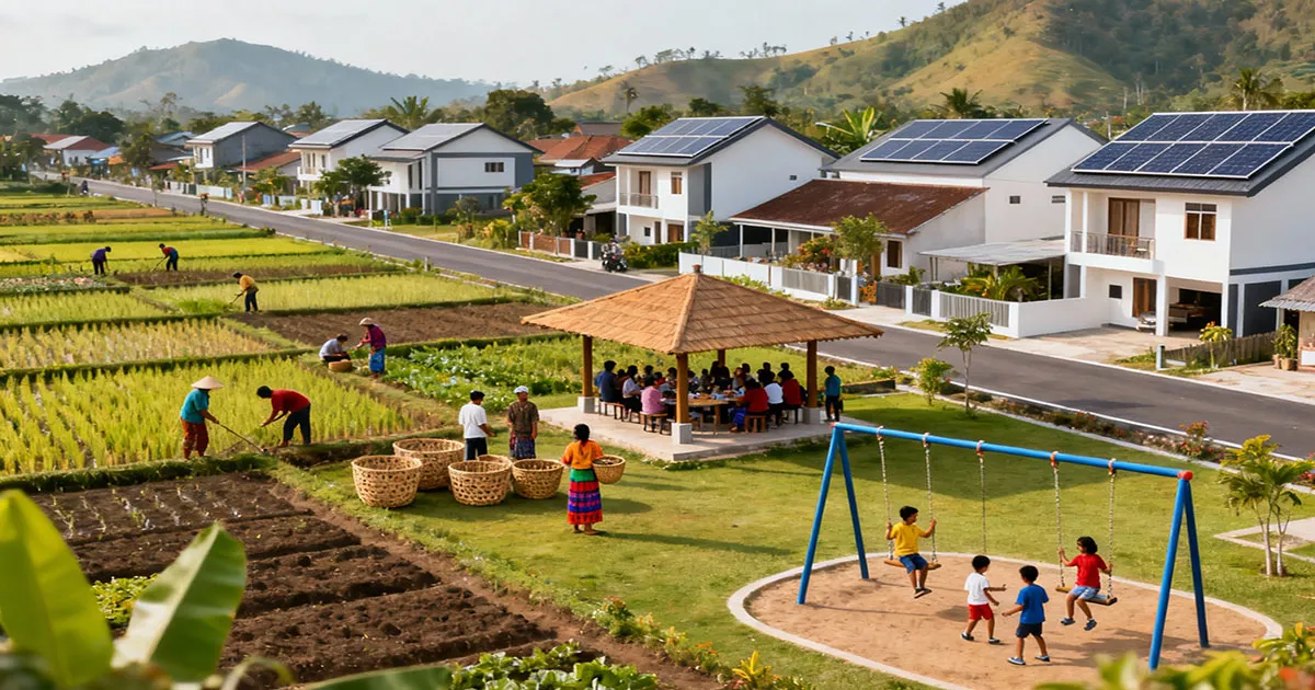 Ilustrasi Desa desa pesisir