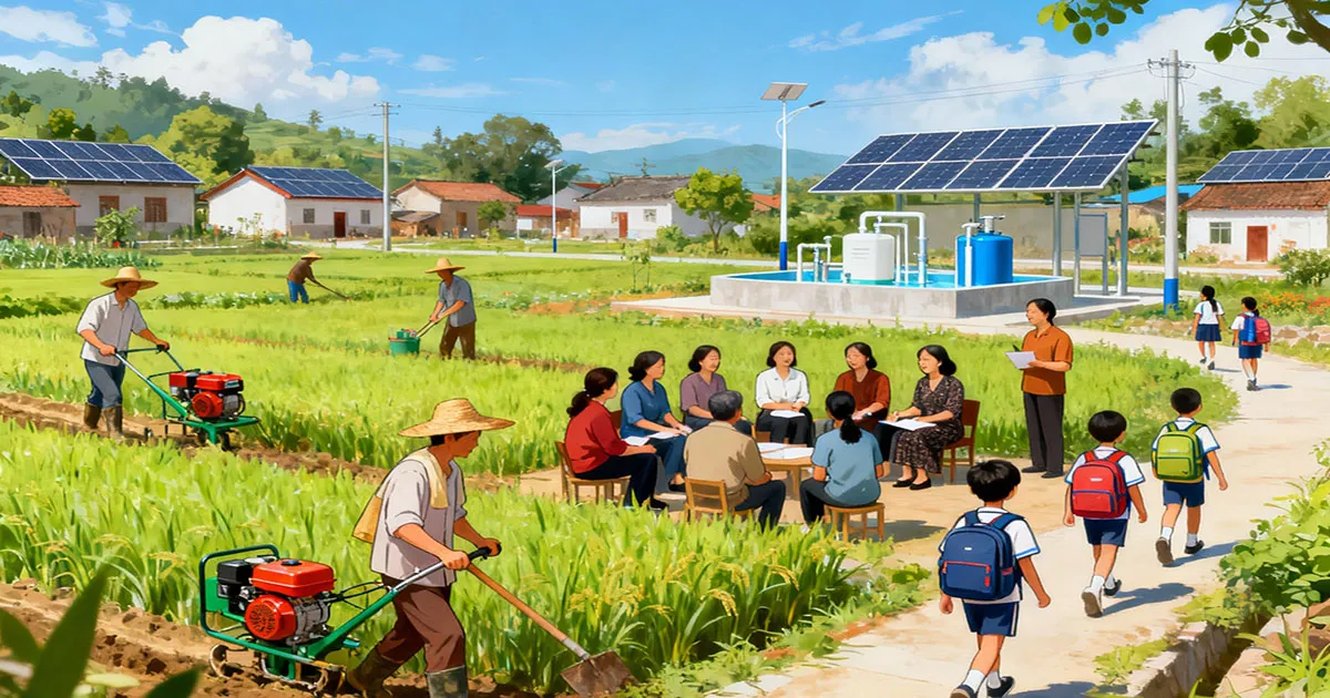 Ilustrasi Desa desa jagung