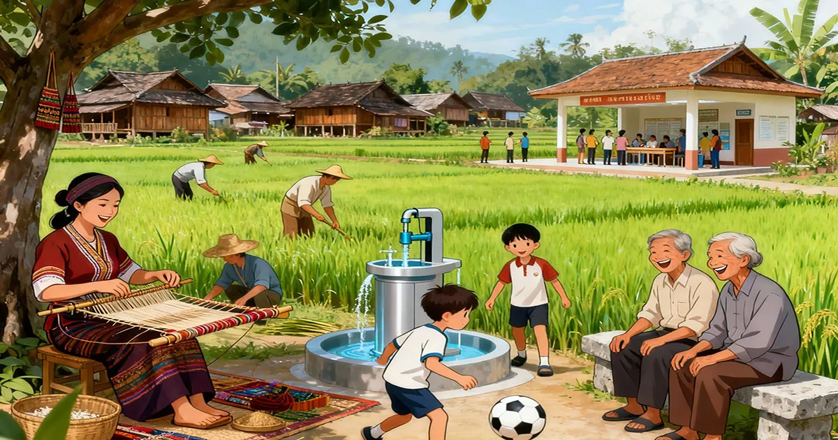 Ilustrasi Desa desa sultra