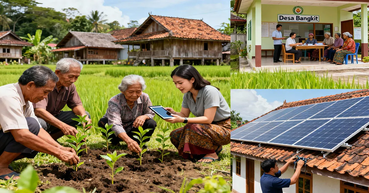 Ilustrasi Desa media desa