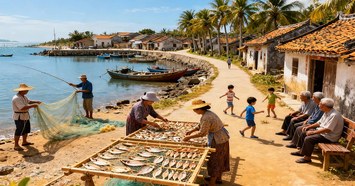 Ilustrasi Desa desa bombana