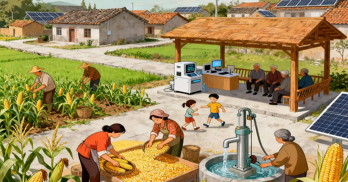 Ilustrasi Desa desa tradisi