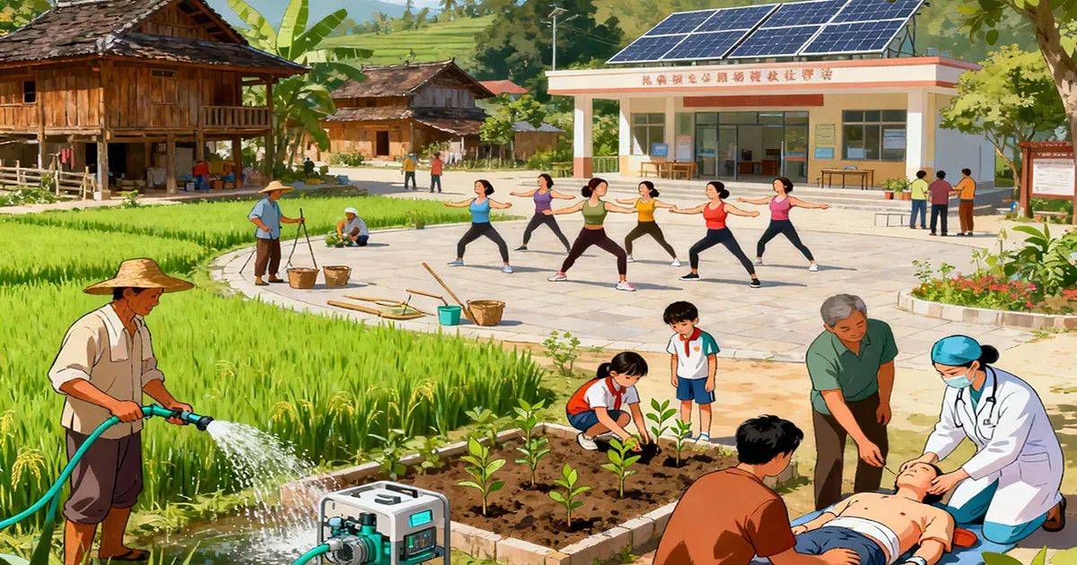 Ilustrasi Desa desa kreatif