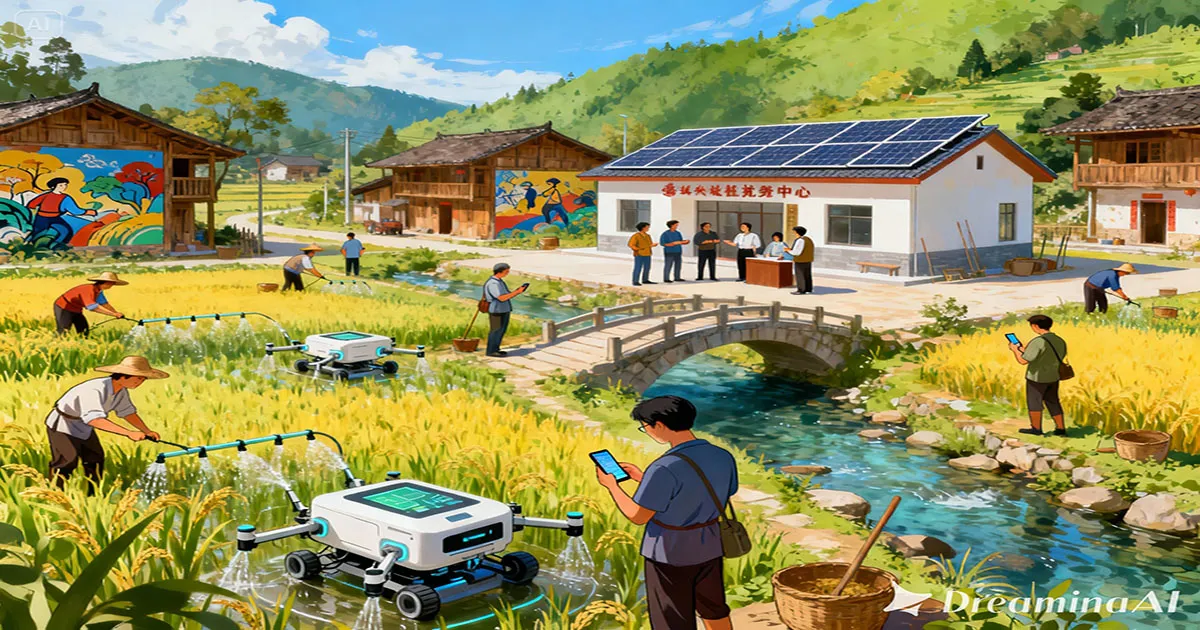 Ilustrasi Desa desa lokal