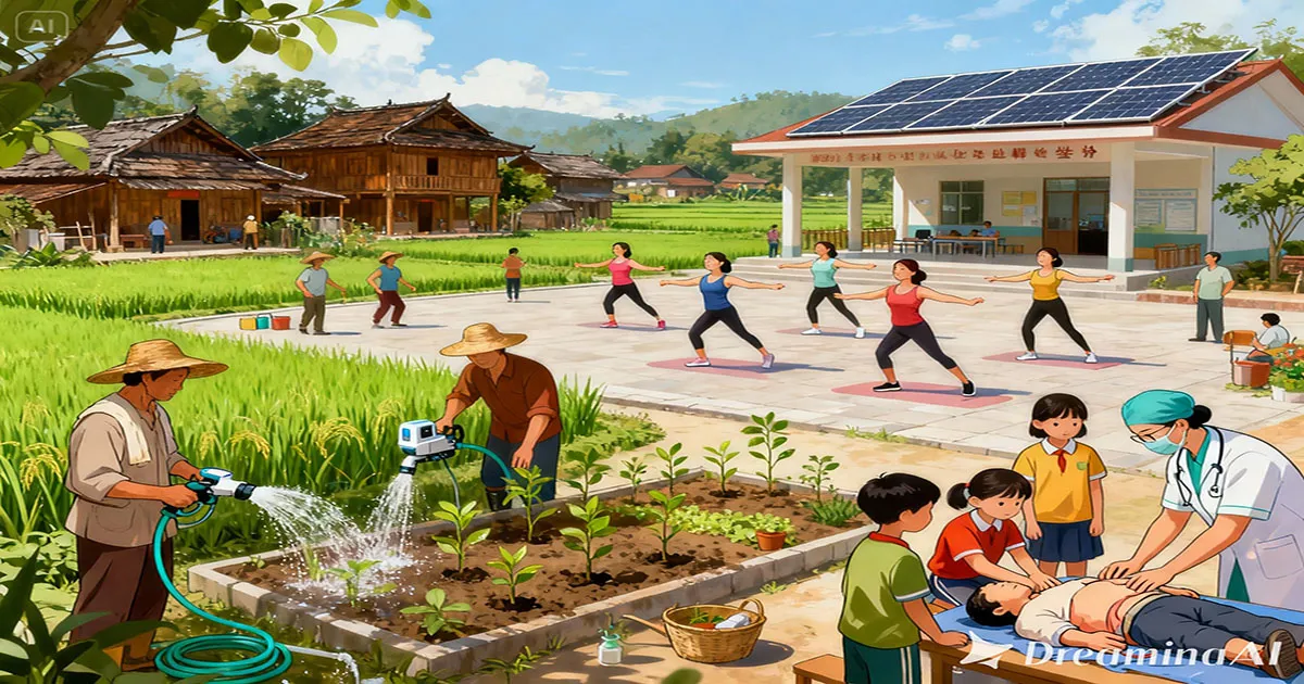 Ilustrasi Desa desa sejahtera