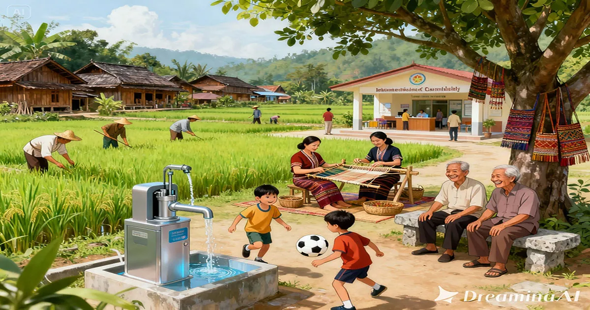 Ilustrasi Desa desa pantai