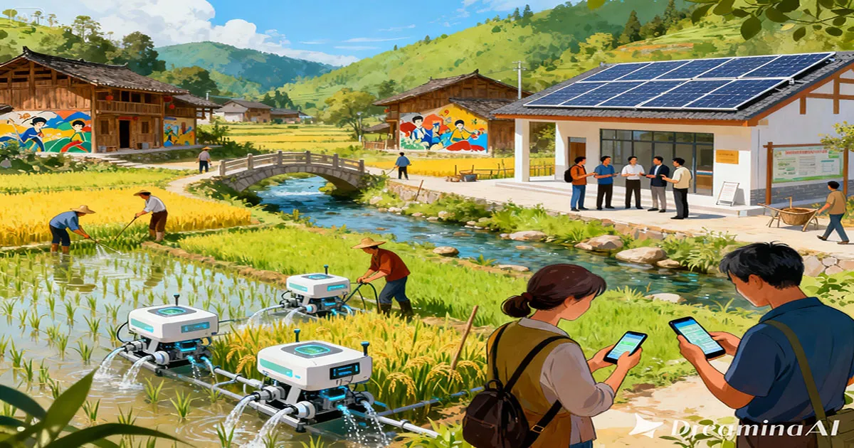 Ilustrasi Desa desa transpar