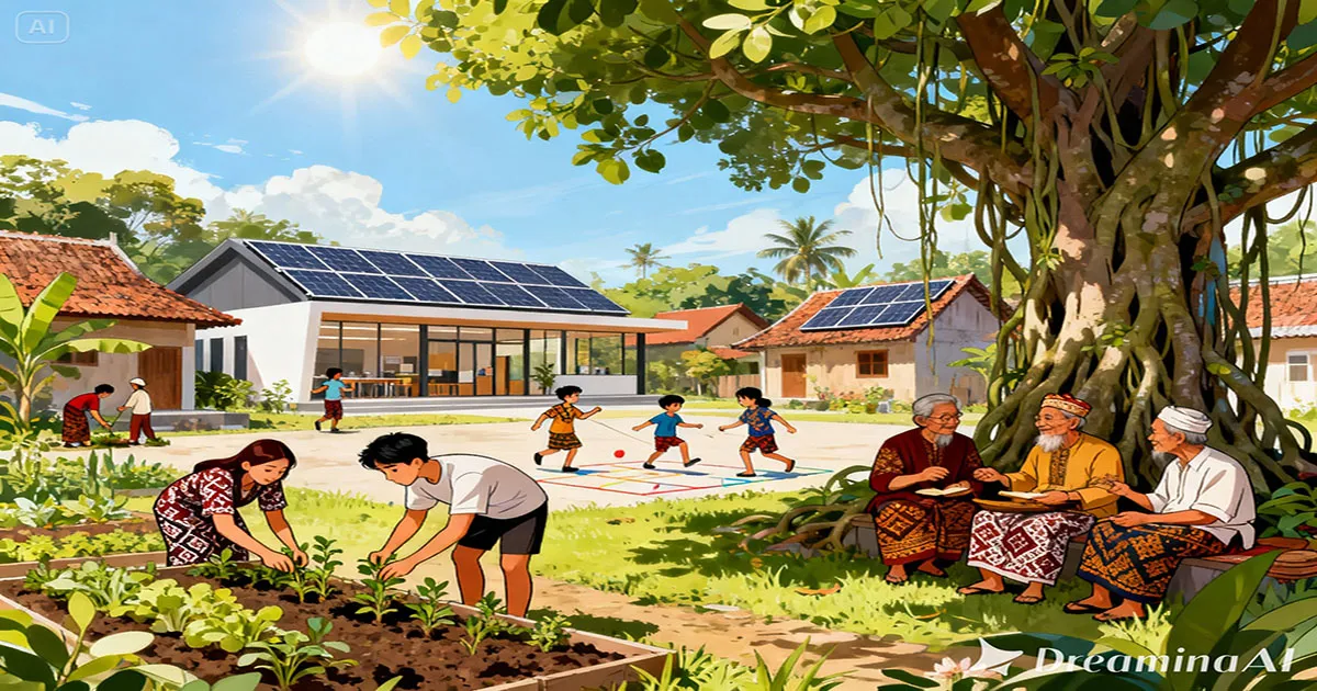 Ilustrasi Desa desa wisata