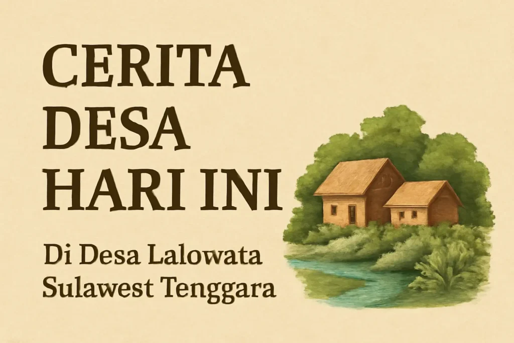 cerita hari ini di desa lalowata